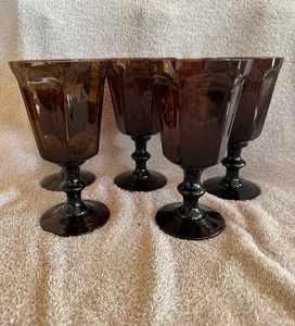 Lenox antike braune Wasserkelche - 5er Set, 6 3/4”T, 3 3/4” - Bild 1 von 4