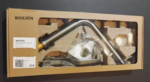 IKEA BOSJON Stainless Steel Color Kitchen Faucet 904.574.05 Ceramic Discs NEW - Picture 1 of 6