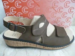 Tower Women's Sandal Sandals Genuine Leather Brown NEW! - Picture 1 of 6
