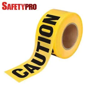 SAFETYPRO 3" X 1000'FT. ROLL SAFETY CAUTION TAPE - Picture 1 of 10
