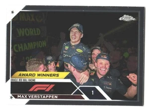 2023 Topps Chrome Formula 1  F1 Formel 1 Red Bull Racing Max Verstappen - Picture 1 of 2