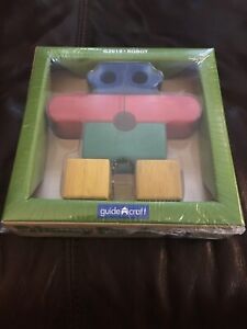 New Guidecraft Primary Robot Wood Puzzle-G2019