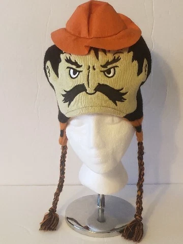 Oklahoma State University OSU Cowboys Beanie Hat Ear Flap Tassels Mascot Wear Cover