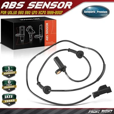 Датчик скорости передний драйвер LH ABS для Volvo S60 2001-2009 S80 1999-2006 V70 XC70 - Изображение 1 из 4