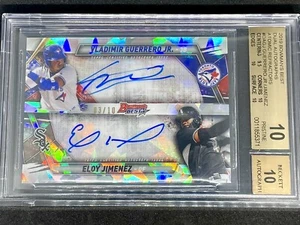 Bowmans Best Vladimir Guerrero Jr & Eloy Jiménez 2019 doble automático/10 BGS 10 POP 1 - Imagen 1 de 1