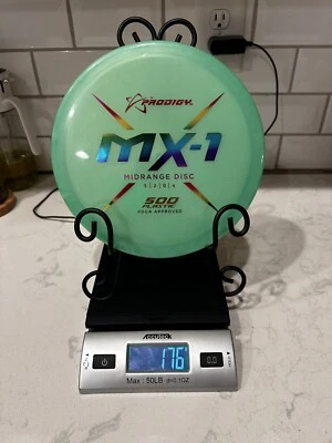 Prodigy Discs MX-1 Midrange Disc Golf Disc 400 Plastic 174-176G NEW Green - Image 1 of 2