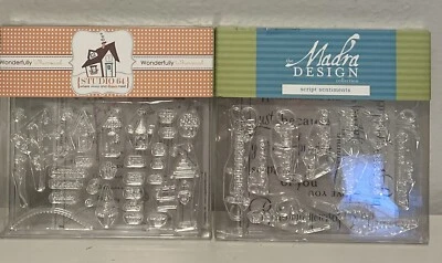 Papertrey Ink RETIRED 2010-12, Script Sentiments, Whimsical Wonder - Image 1 of 4