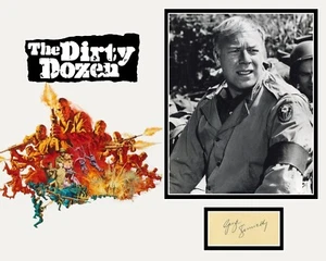 GEORGE KENNEDY SIGNED THE GREAT ESCAPE PHOTO MOUNT - Picture 1 of 1
