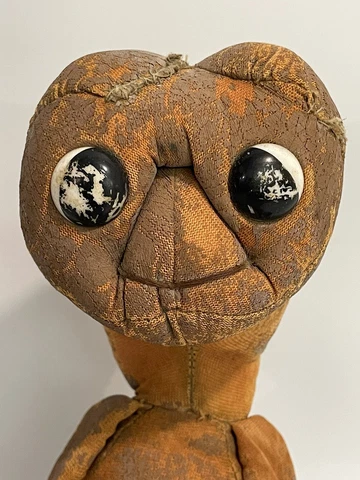 Vintage 1982 Kamar 8" ET Extra Terrestrial Plush Stuffed Doll Figure Phone Home Cover