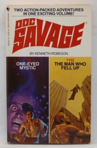 DOC SAVAGE #111 ONE-EYED MYSTIC/#112 MAN WHO FELL UP by K ROBESON 1st AF 1982 - Picture 1 of 3