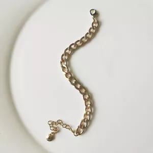 Nuevo Brazalete Cadena Gruesa Barra de Chuchería 6"+2" Regalo Moda Mujeres Fiesta Show Joyería - Imagen 1 de 2