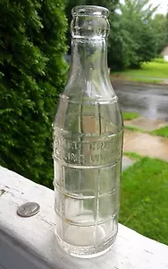 Rare Orange Crush Bottle Emb.squares 0.Crush Bottling Works Mt.Carmel PA - Picture 1 of 8