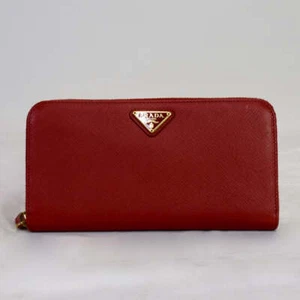 Prada Saffiano Fiery Red Wallet - Bild 1 von 7