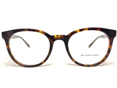 NUEVO Burberry BE2250 3536 Hombres Mate Oscuro Habana Monturas de Anteojos Redondas 49/20 Foto 1 de 4