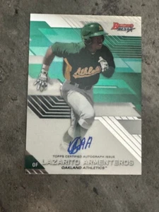 LAZ LAZARITO ARMENTEROS 2017 BOWMAN'S BEST AUTO RC, OAKLAND A'S - Bild 1 von 2