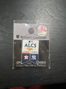 New York Yankees Houston Astros ALCS Lapel Pin 2022 World Series Champions - Picture 1 of 2