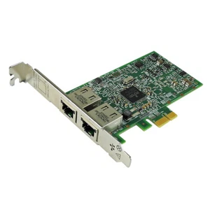 HP 332T Dual-Port PCIe x1 Gigabit Network Adapter 616012-001 615730-001 - Picture 1 of 4