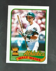 1989. OPC. Walt Weiss #316 NM+ - Picture 1 of 2
