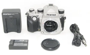 PENTAX KP 24.3MP Digital SLR Camera Silver Body From Japan - Picture 1 of 7