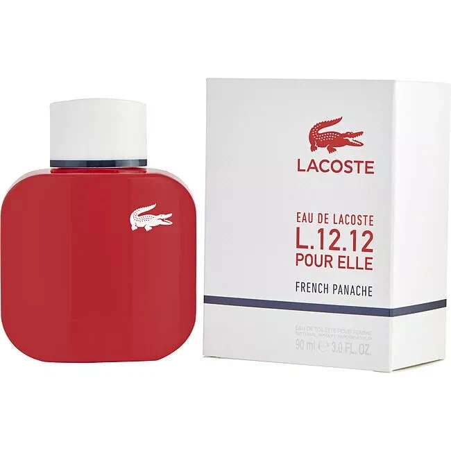 Eau De Lacoste L.12.12 Pour Elle French Panache EDT Spray 3 Oz for Women