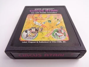 Cartucho para videojuegos Circus Atari 2600/7800 (probado y en funcionamiento) PAL - Imagen 1 de 5