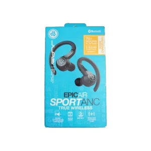 JLAB Epic Air Sport ANC True Wireless Earbuds Black New In Box Sealed - Picture 1 of 6