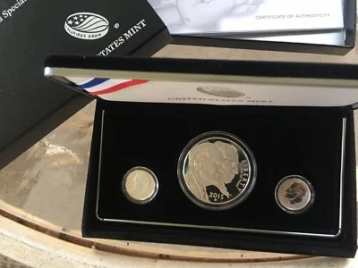 2015 MARCH OF DIMES SPECIAL"3" COIN SILVER SET w/ REVERSE PROOF DIME "P" (DM5) - Image 1 of 4