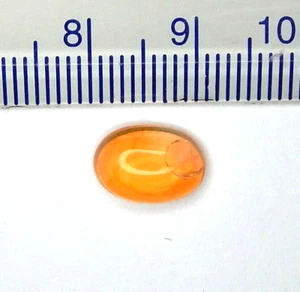 1.9ct Vivid Orange Fire Opal Natural Earth Mined Unheated Oval Cab Facet Grade - Picture 1 of 2