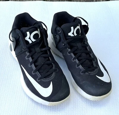 Nike Kevin Durant KD Shoes Black & White 35 KDTRY 5 III US Men’s Size 7, Euro 40 - Image 1 of 4