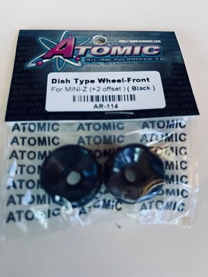Atomic RC Dish Type Wheel-Front for Mini-Z(+2 offset)    AR-114 - Image 1 of 2