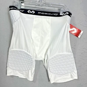 McDavid MD737-02-36 HEX THUDD Corto Blanco 5 Almohadillas Taza Bolsillo Talla 2XL NUEVO CON ETIQUETAS - Imagen 1 de 16