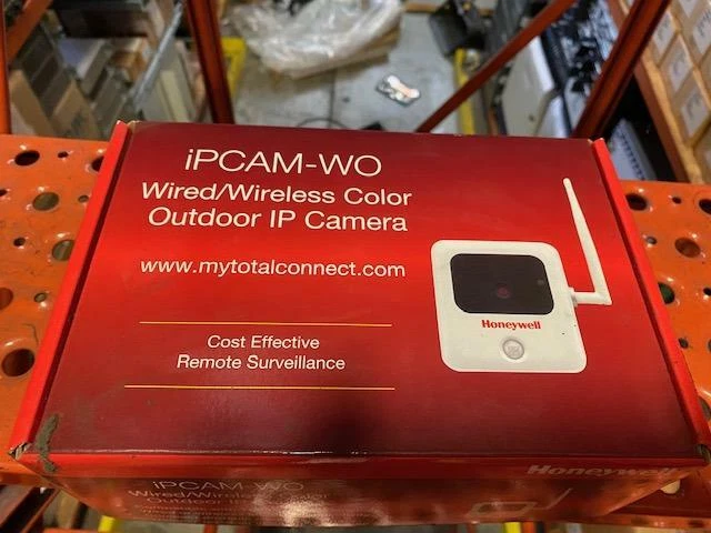 Honeywell IPCAM-WO Wired & Wireless Color Outdoor IP Camera (Lot of 8)  - Image 1 of 1