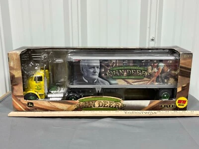 John Deere 200th Birthday 1954 GMC Truck Great Dane Trailer 1:25 NIB ERTL HEAVY! - Image 1 of 4