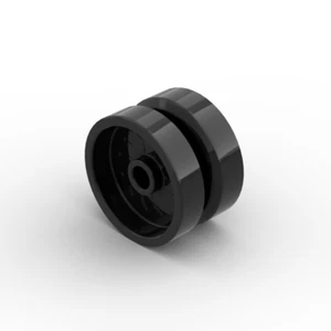 Lego 4x Felge Reifen 18mm x 12mm wheel tire 18976 schwarz black - Picture 1 of 1