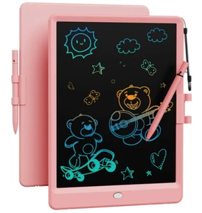 Toys 2-8 Years Old Girl Boy LCD Writing Tablet 10 Inch Doodle (Pink) - Picture 1 of 5
