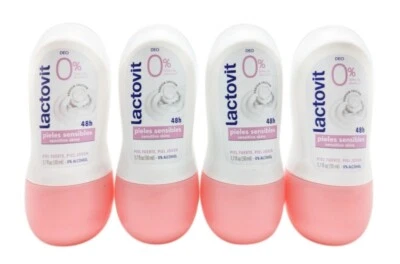 LACTOVIT LACTOUREA ДЕЗОДОРАНТ ДЛЯ ЧУВСТВИТЕЛЬНОЙ КОЖИ 48H 0% СПИРТ РОЛЛЕР (4-1,7 унц) - Изображение 1 из 4