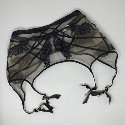 Agent Provocateur Demelza Black Suspender AP2 Small NWOT - Image 1 of 4