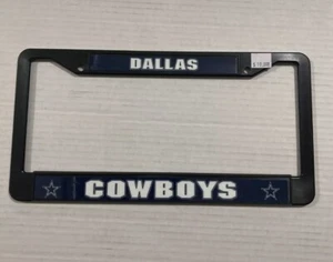 Dallas Cowboys Plastic License Plate Frame Rico Industries Nice New - Picture 1 of 2