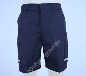 Fedex Stan Herman VF Imagewear Navy Blue Men's Size 33R Cargo Shorts Reflective - Picture 1 of 8