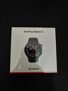OnePlus Watch 2 46mm Bluetooth/WiFi - Black Steel EU + Fluoro Rubber Strap Green - Zdjęcie 1 z 3