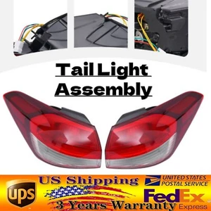 For 2017-18 Kia Forte Pair Halogen Tail Lights Rear Brake Lamps Outer Left+Right - Foto 1 di 19