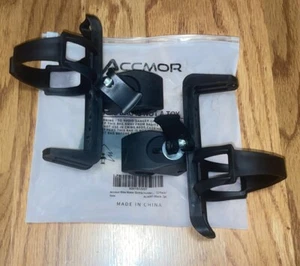 (2) Accmor Bike Water Bottle Holders No Screws, Clamp Cycle 360 Cup Holder - Picture 1 of 6
