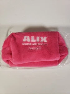 ULTA ALIX Made Me Buy It Makeup Travel Size Plush Bag Pink Brand NEW - Picture 1 of 5