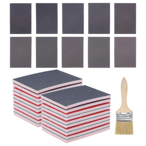 21 Pcs Sanding Blocks 180-2000 Grit 70 x 100mm Wet Dry for Metal - Picture 1 of 8