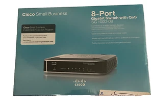 Cisco (SG100D-08-NA) 8-Ports Desktop Ethernet Switch New Sealed in Box - Picture 1 of 3