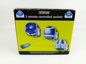 Paquete de 3 enchufes de control remoto de estado con instrucciones y enchufe remoto del Reino Unido - Imagen 1 de 14