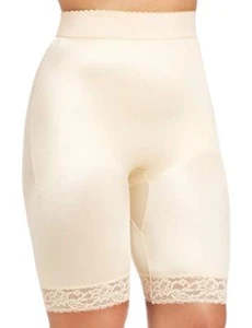 Rago Shapewear Light Shaping High Waist Long Leg Beige Bike Short Size 34/2XL - Picture 1 of 4