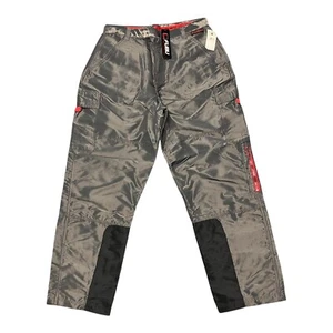New FUBU Pants Mens XL Gray Nylon Blend Cargo Track Sportswear High Rise Comfort - Picture 1 of 9