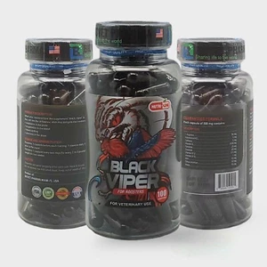 Black-Viper, 100 Capsules Roosters/Gallos (Suplementos Para Animales) - Picture 1 of 4