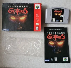 Nightmare Creatures N64 NTSC USA VERY RARE COMPLETE - Picture 1 of 12